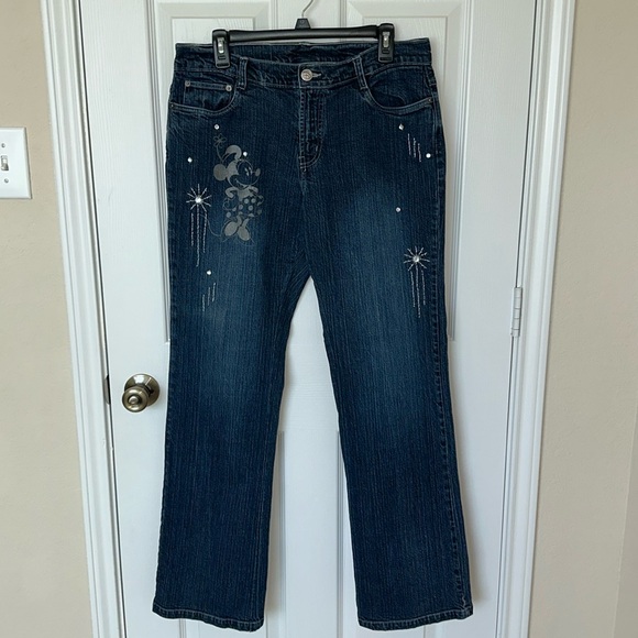 Disney Denim - Disney Women's Dark Blue Straight Leg Jeans